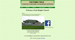 Desktop Screenshot of parkheightschurch.org