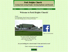 Tablet Screenshot of parkheightschurch.org